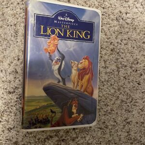 Walt Disney masterpiece The Lion King on VHS with case